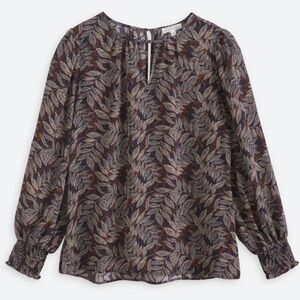 Nine Britton Spencer Keyhole Blouse